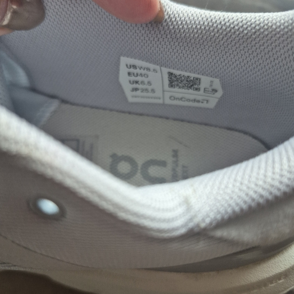On Cloudpulse Next Running Athletic Shoes White Blue Gray Arctic Glacier 8.5 40 - Picture 11 of 11